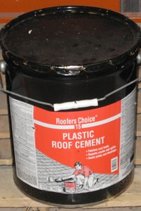 plastic roofing cement